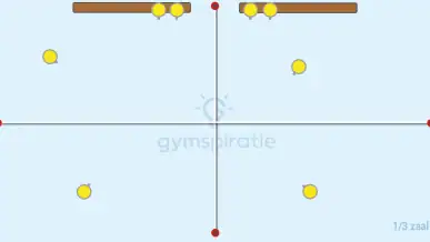 4 vakken badminton