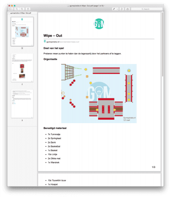 Sla spellen op je computer op als PDF