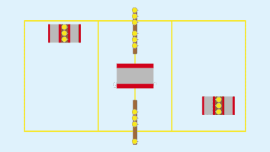 Lijnen en kleuren spel