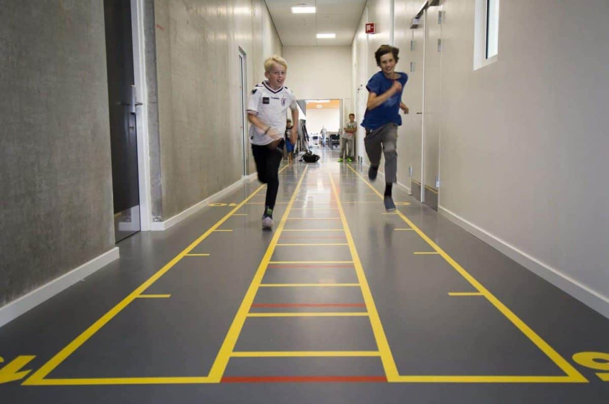Meer bewegen op school - Rennen in de gang