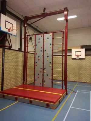 Mobiel Klimpaneel voor in de gymles