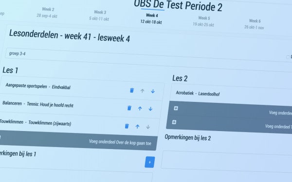 Gymspiratie Periodeplanner Update