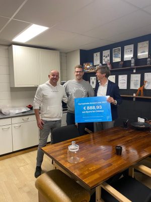 We doneerden in 2022 ruim 800 euro aan Sports for Children
