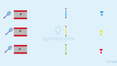 Speedminton – shuttle wegspelen